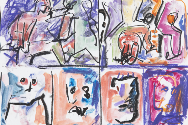 La pittura di Emilio Vedova esposta al Forte di Bard